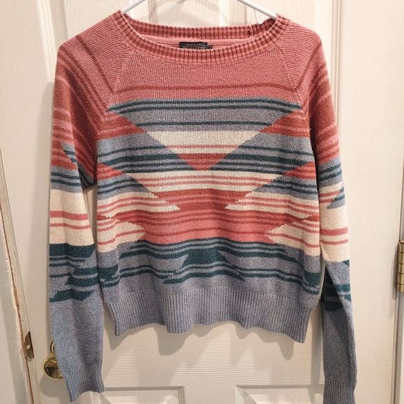 Pendleton Sweaters - Pendleton Cotton Geometric Sweater